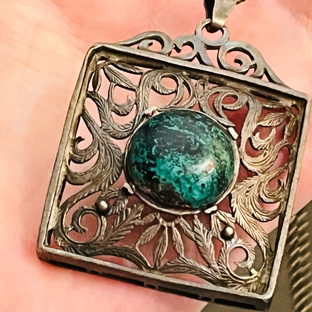 Sterling Silver Filigree Pendant